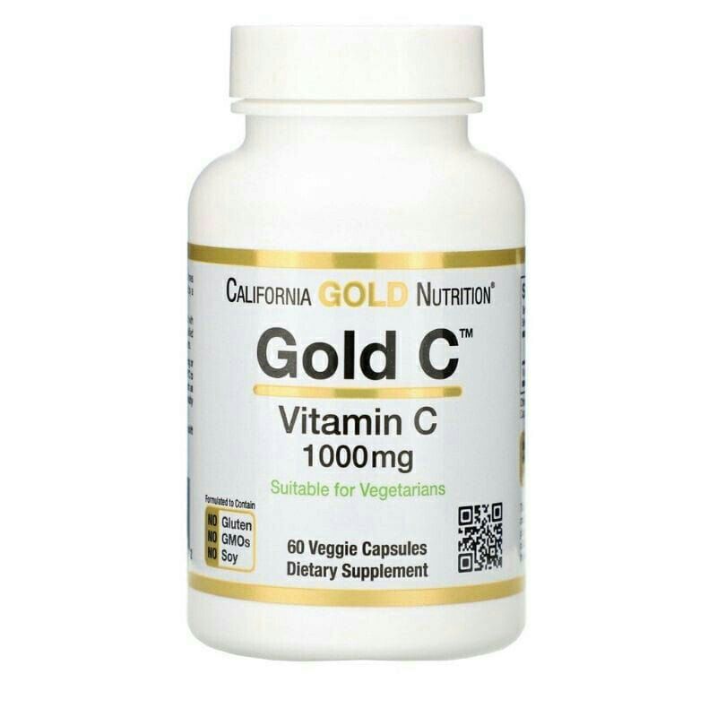 california Gold Nutrition Gold C Vitamin C1000 C 1000 C-1000 1000mg C1000mg  - 60 Veggie Capsules