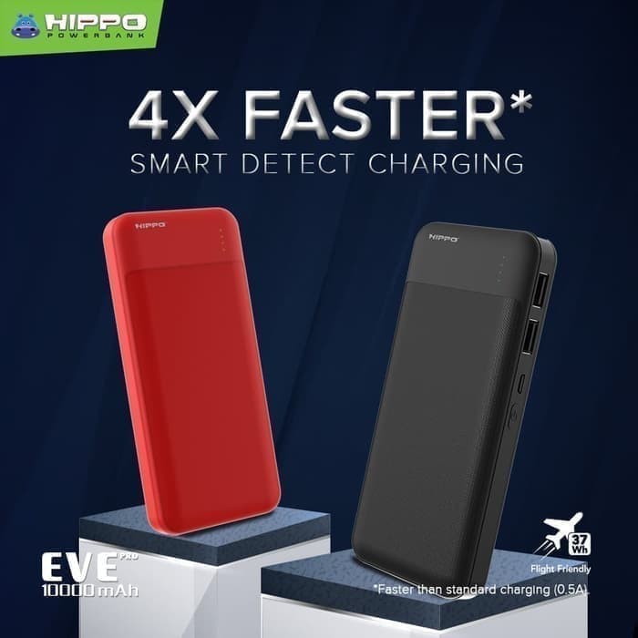 Powerbank Hippo Eve Pro 10000 mah Original