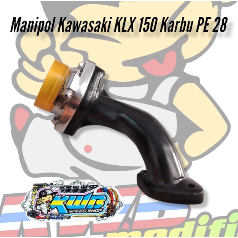 Manipol manifold intake manipol kawasaki klx 150 es2 karbu pe 28