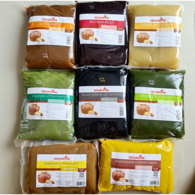 

REDMAN Mooncake Filling 1 kg Premium Mooncake Filling REDMAN Less Sweet