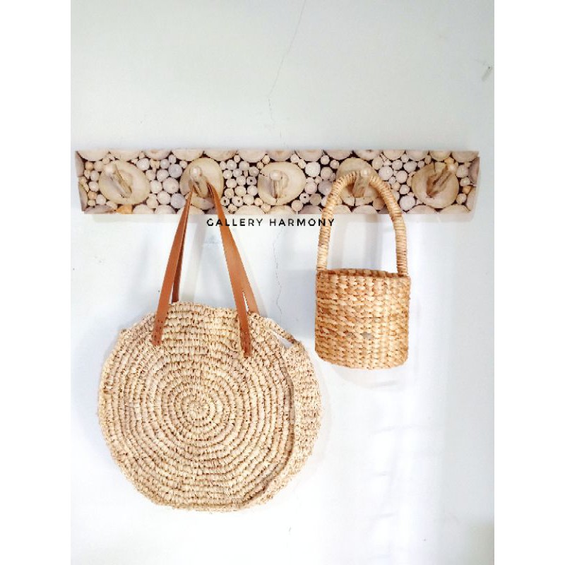 Kapstok Polkadot Kayu Jati