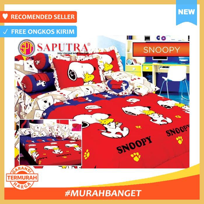 SPREI SAPUTRA 160 X 200 SNOOPY