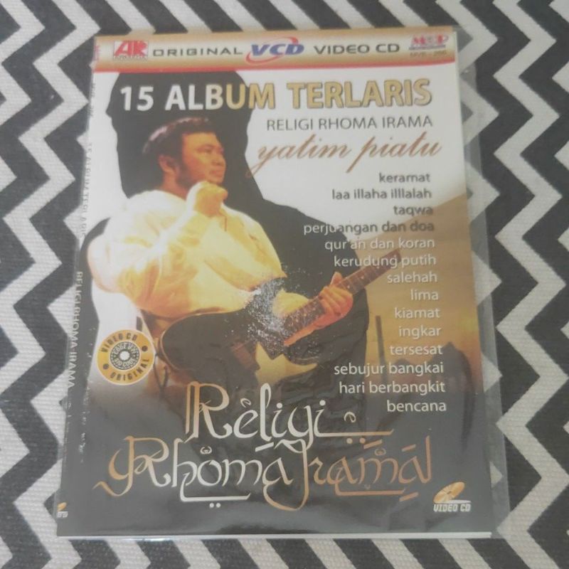 VCD KARAOKE ORIGINAL 15 ALBUM TERLARIS RELIGI RHOMA IRAMA