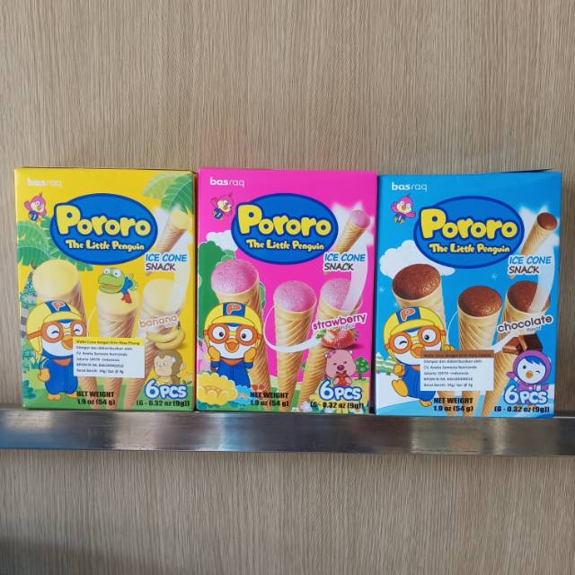 Pororo Cone Biskuit Korea