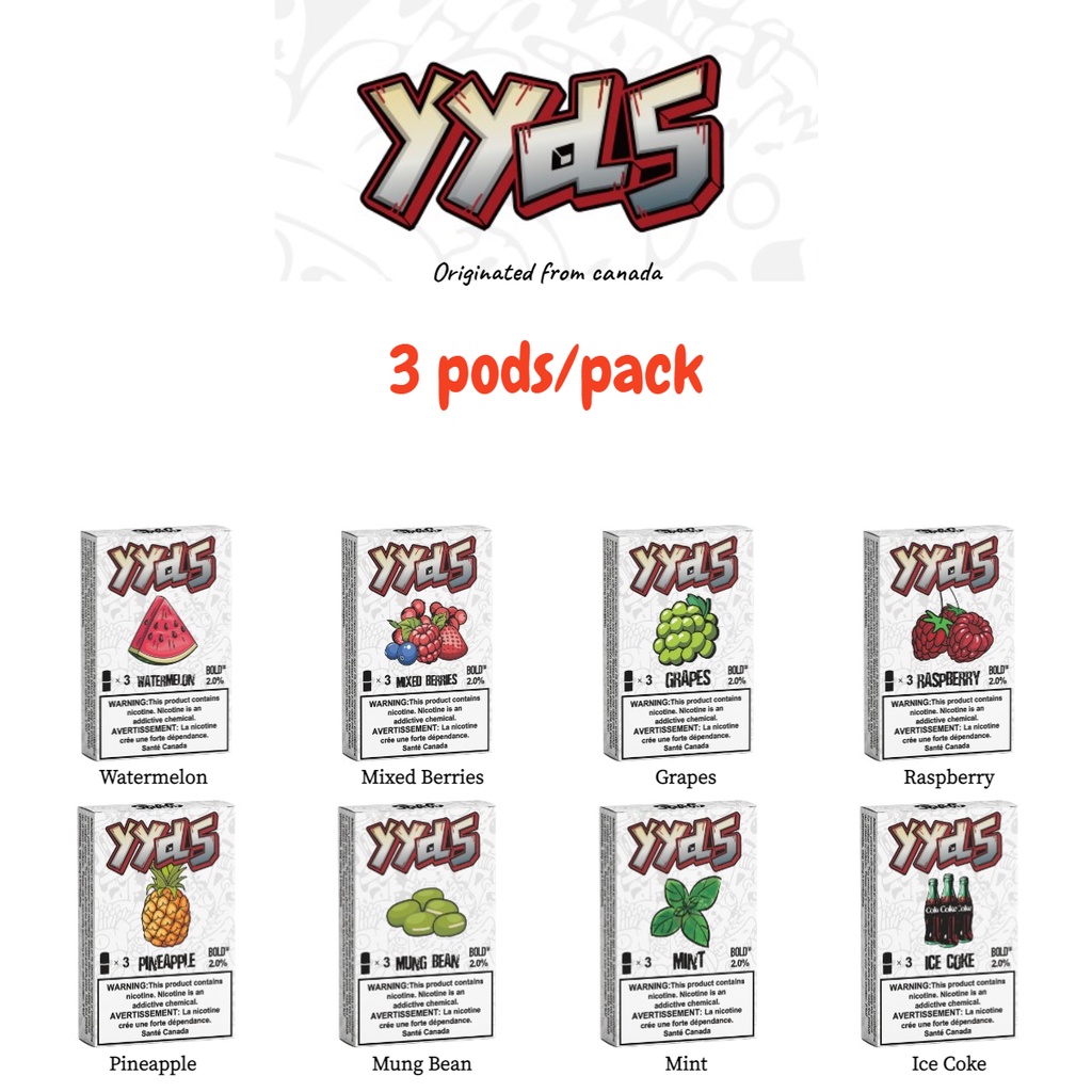 [RELX Pod]The YYDS Pod Compatible with RELX Infinity/Essential/Phantom Device Cartridge Vapee(3 pods/pack)