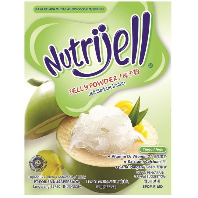 

Nutrijell agar Rasa Kelapa