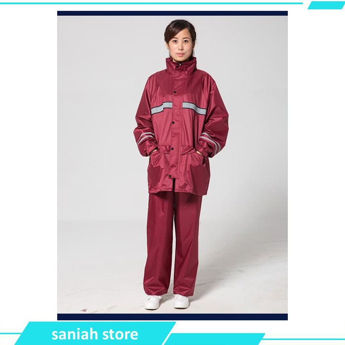 Jas Hujan Dangan Scotlight Silver Topi bonus tas jas hujan Unisex Jas Hujan Dewasa Rain Coat