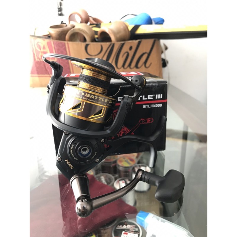 Reel Penn Battle 3 4000 dan 4000hs FULL METAL BODY SALTWATER