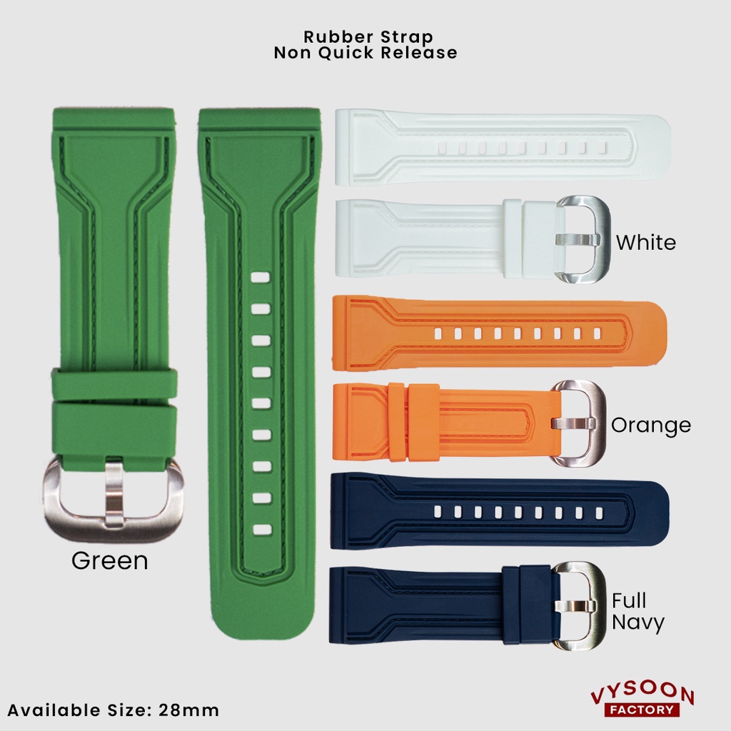 Rubber Strap Tali Karet Jam Tangan SF Series 28mm 7 Seven Friday