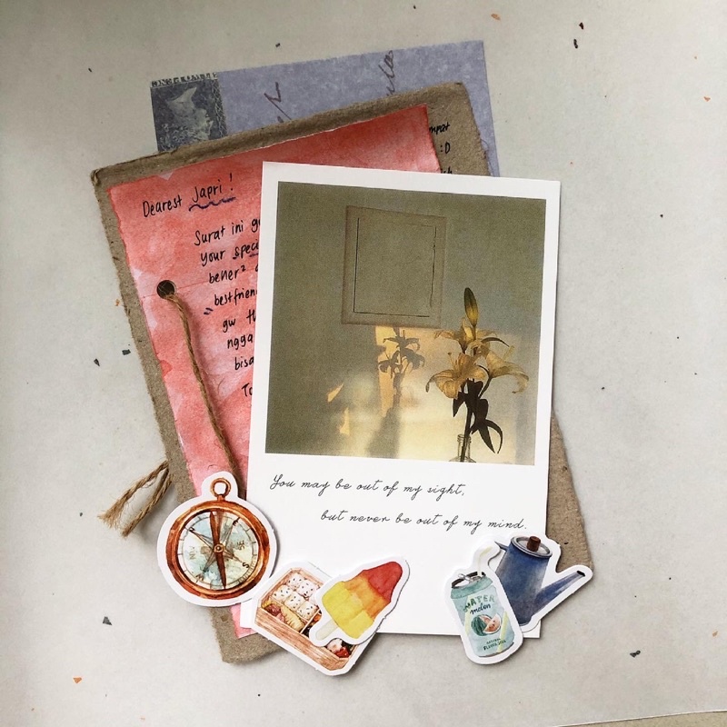 

POSTCARD / KERTAS SURAT / LETTER SET AESTHETIC / PERSONALIZED LETTER