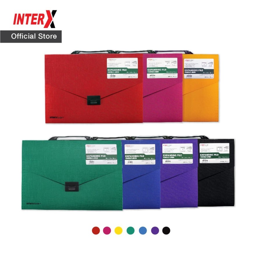 

MAP Expanding File Handle Gagang FOLIO F4 InterX 12 tab ++