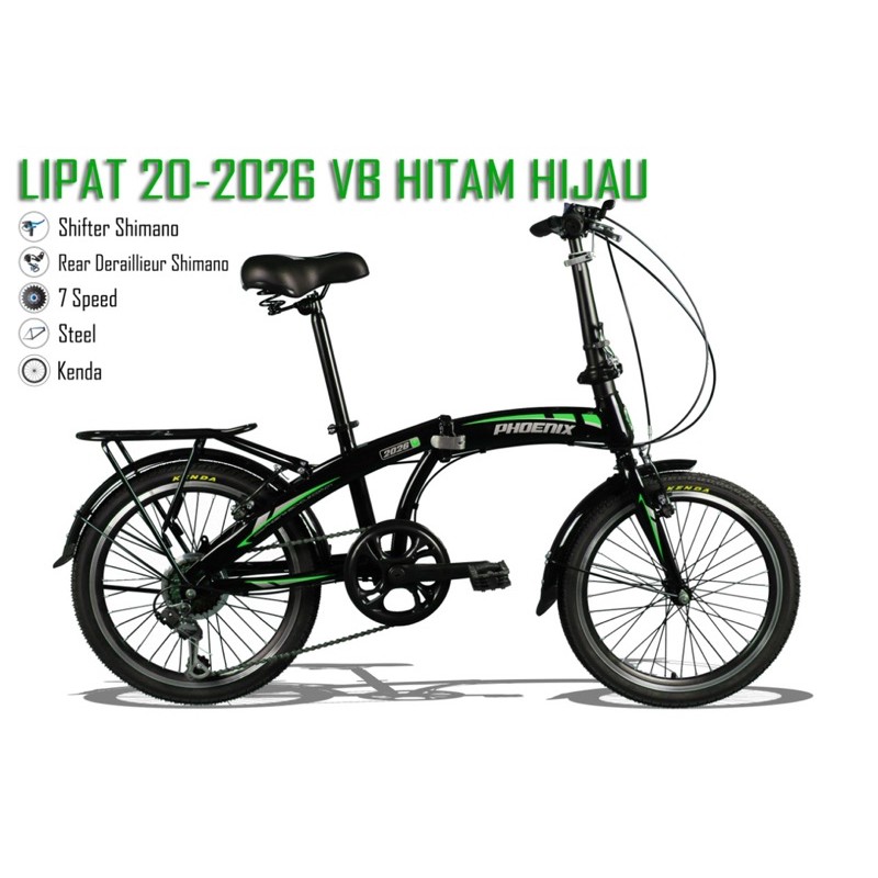 sepeda lipat 20 phoenix 2026