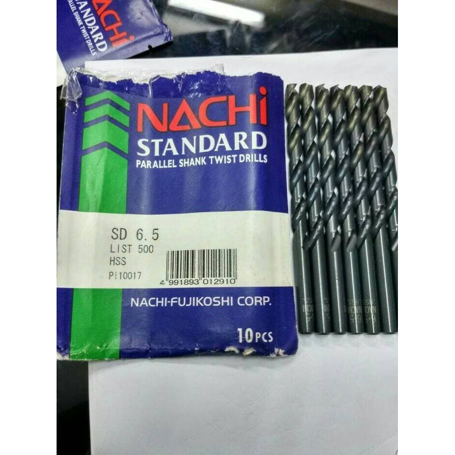 mata bor besi nachi 6,5mm/mata bor 6,5mm nachi