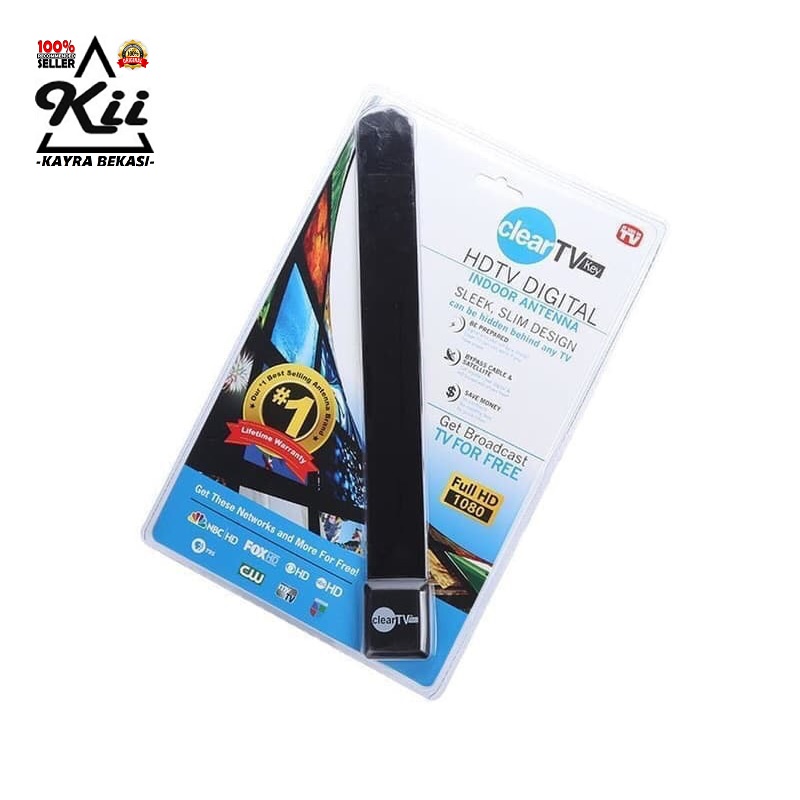 Clear TV Antena Indoor Full HD 1080 - HDTV Digital Indoor Antenna