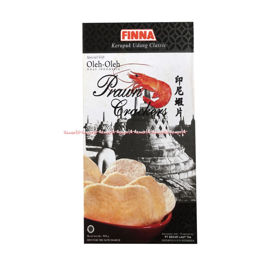 Finna Classic Krupuk Udang Prawn Crackers Kerupuk Udang Besar 500gr