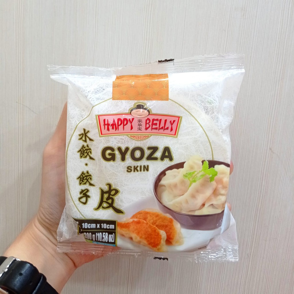 jual-happy-belly-gyoza-skin-300g-kulit-pangsit-10cm-x-10cm-shopee