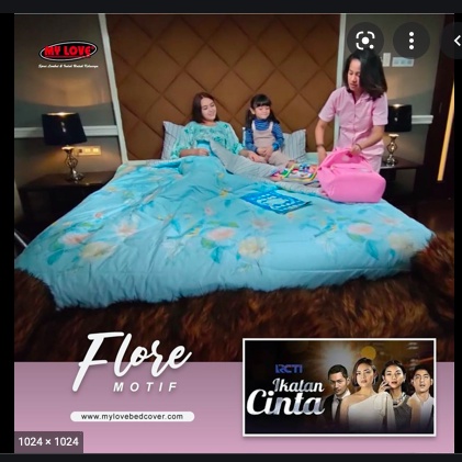 Sprei king MY LOVE 180x200 Motif Terbaru Bantal 2 (BISA COD)