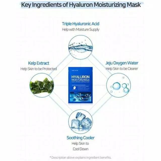 [BPOM] Some By Mi / SOMEBYMI - Hyaluron Moisturizing Glow Luminous Ampoule Sheet Mask