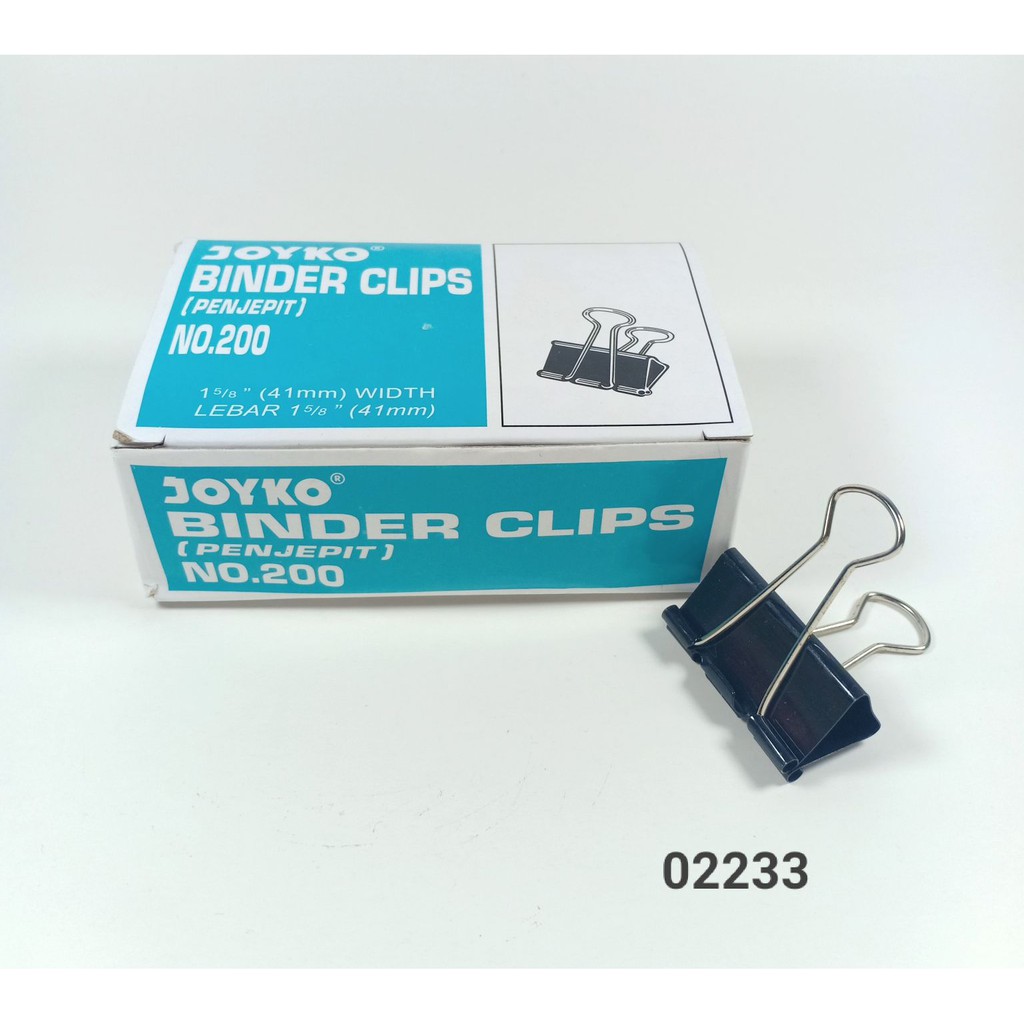 

Binder Clips Joyko No. 200 (41mm) - 02233