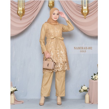 Namirah Setelan Kebaya Kondangan Tulle  Set Party M L XL XXL Jumbo