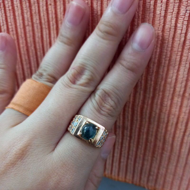 cincin anak mas putih boneka warna mata putih dua 375