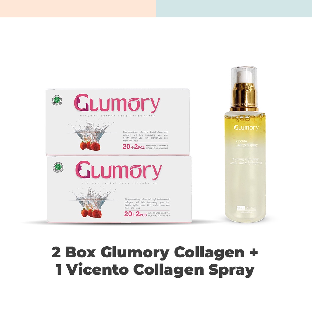 Jual Glumory Collage Minuman Kolagen Glutathione Pencerah kulit 2 box