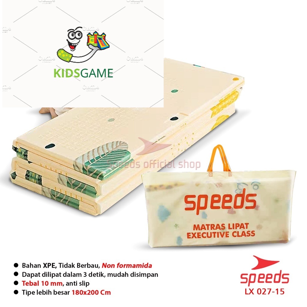 SPEEDS Matras Bayi 180x200 cm Playmat Bayi Karpet Lipat Anak/Bayi Tikar Lipat Foam Matras Anak 027-1