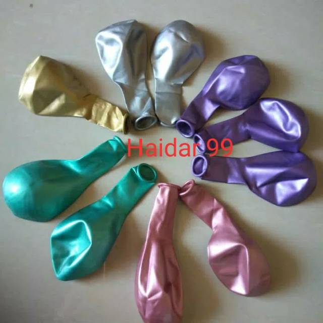 Balon latex  chrome 12 inch