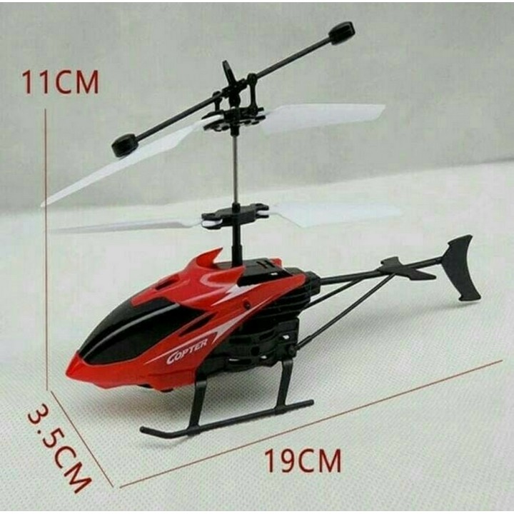 Mainan Anak Flying heli helicopter Toy Mainan Anak Terbang Sensor tangan