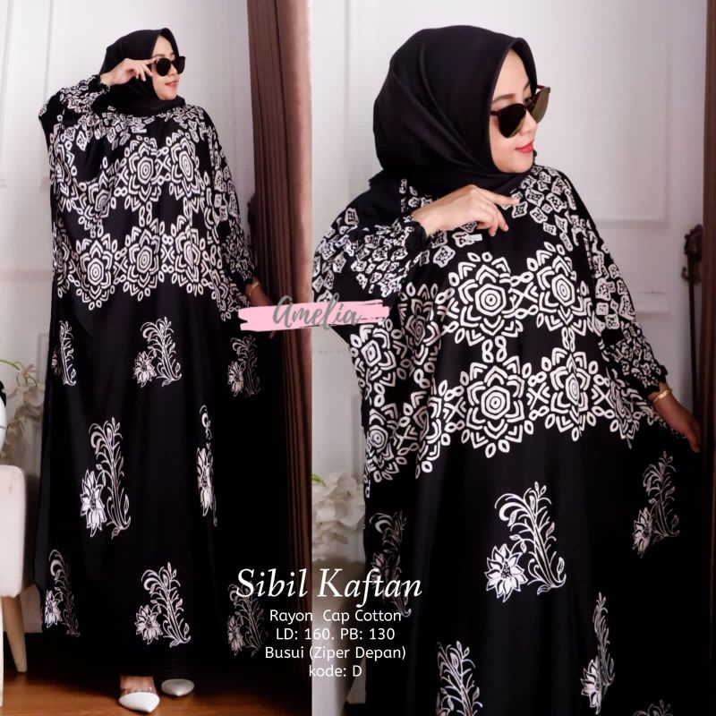 (NEW)GAMIS KAFTAN OOTD//SIBIL/PITA /GUC/IVORY -SIRINA-SMILE SET BY AMELIA