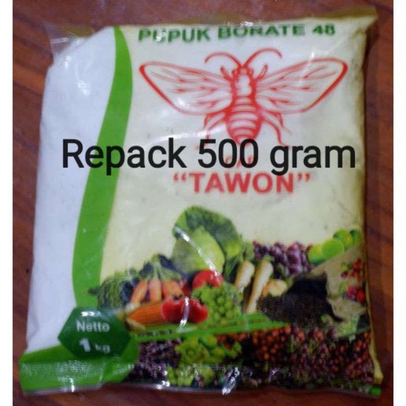 Pupuk Boron borate cap tawon repack 500gram