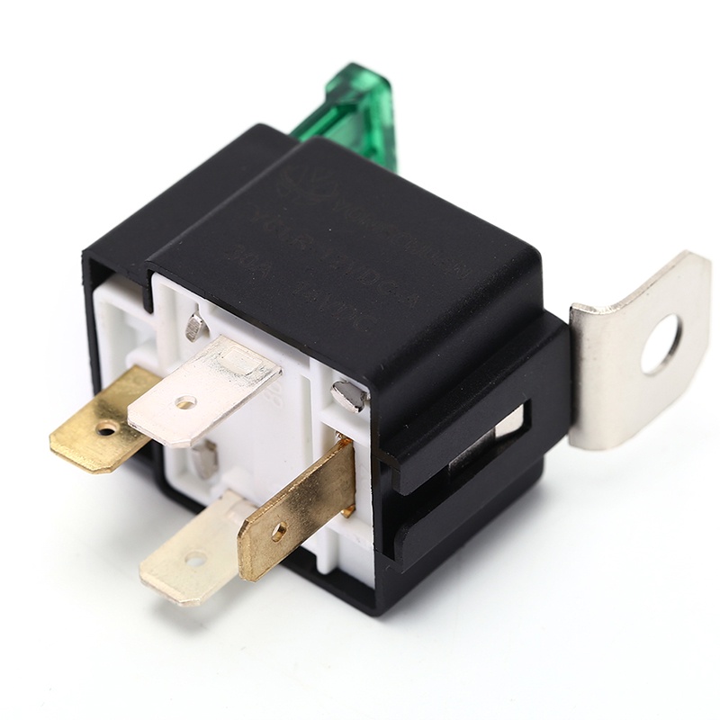 【Theredsunrisesiwy.id】1pc Waterproof prewired 4pin car relay harness holders 40A/12V with relay socket