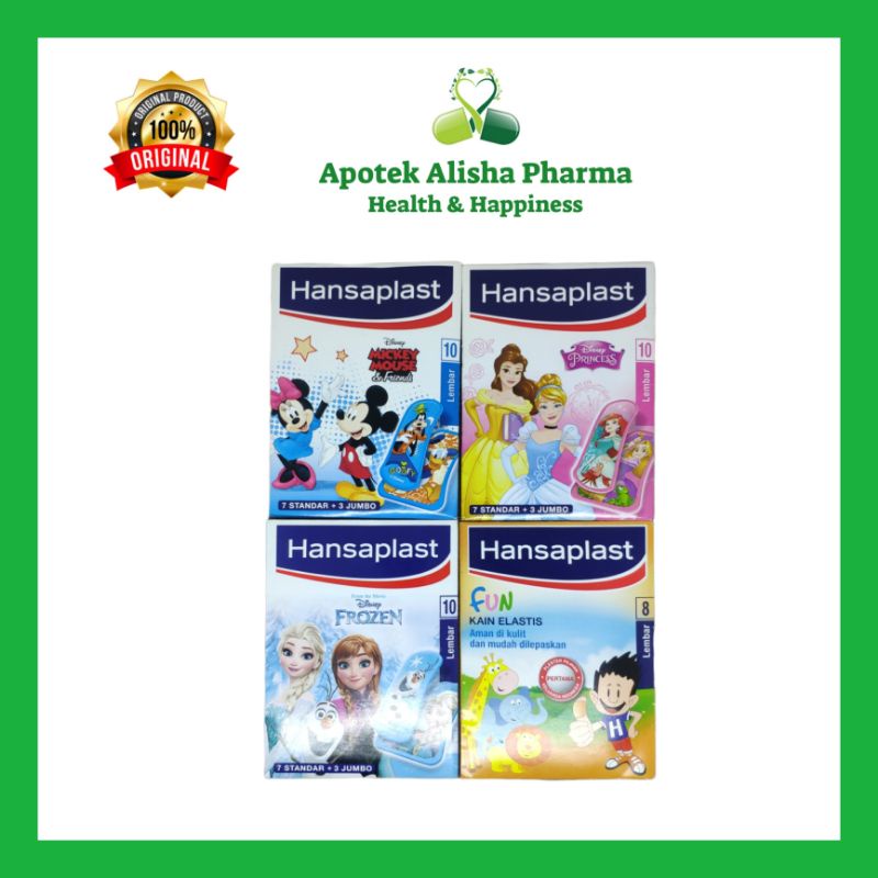 HANSAPLAST PLESTER ELASTIS JUNIOR FUN