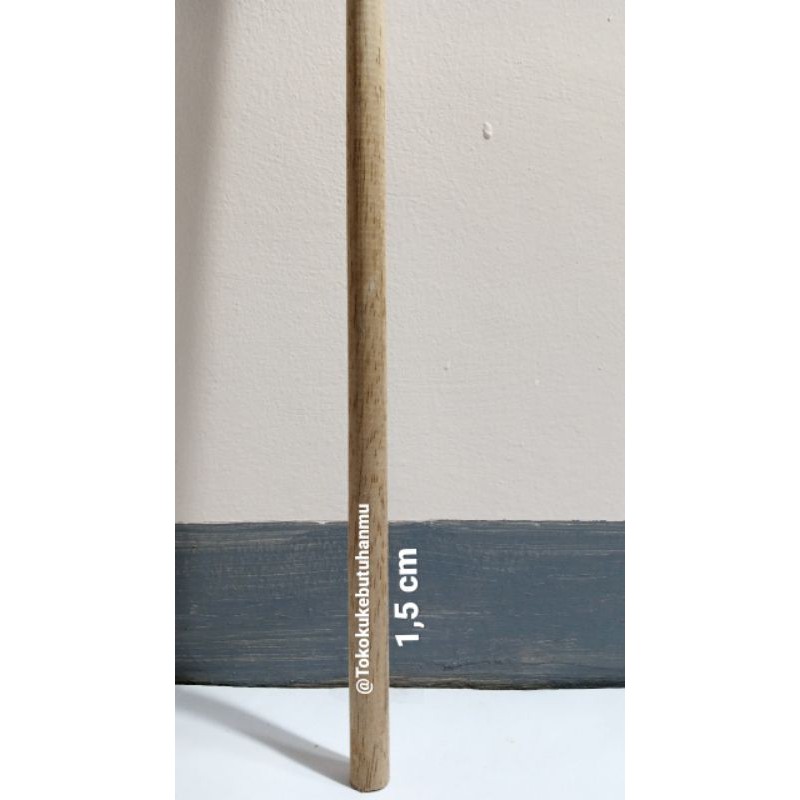 dowel kayu ukuran 1/1,5 cm kayu stik dowel bagus murah panjang 25cm