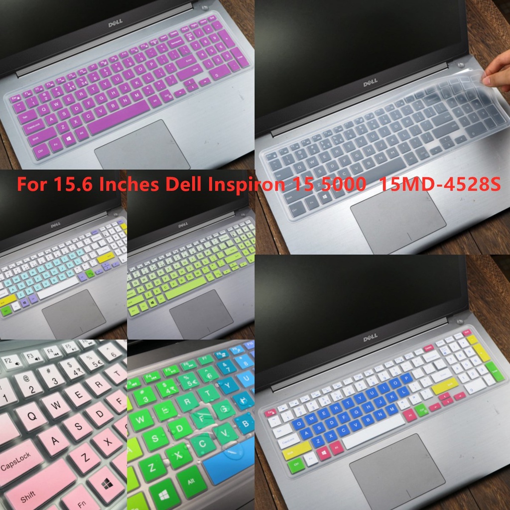 For 15.6 Inches Dell Inspiron 15 5000  15MD-4528S Soft Ultra-thin Silicone Laptop Keyboard Cover Protector