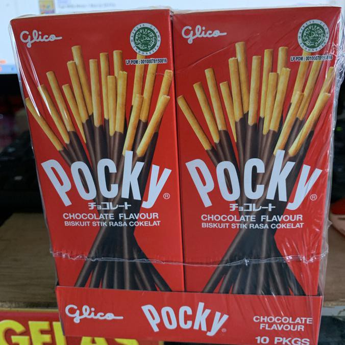 

Pocky mini chocolate 22 gram 1 box isi 10 pack x 22 g FREE ONGKIR Kode 1267