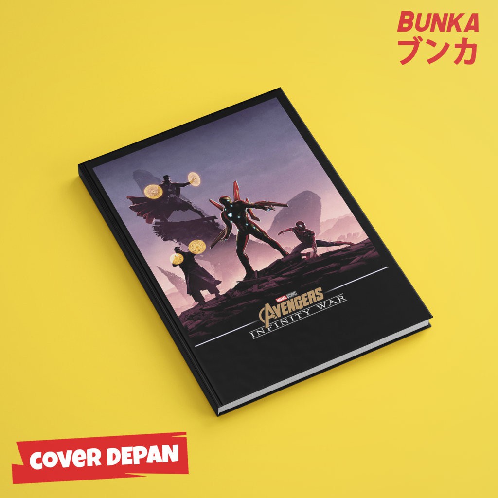 

Notebook Hardcover Marvel Avengers Infinity War 1A Ukuran A5 Buku Tulis Catatan Agenda Planner Jurnal Note Book Aesthetic Gift Couple