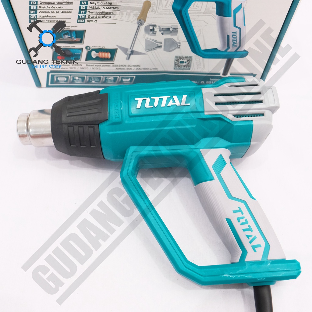 Heat Gun TOTAL TB2006 / Heatgun Hot Air Gun  - Alat Pemanas Plastik TB 2006 TOTAL