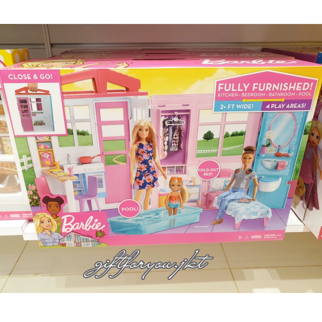  Mainan  Anak  Perempuan  Rumah  Rumahan  Barbie Besar 