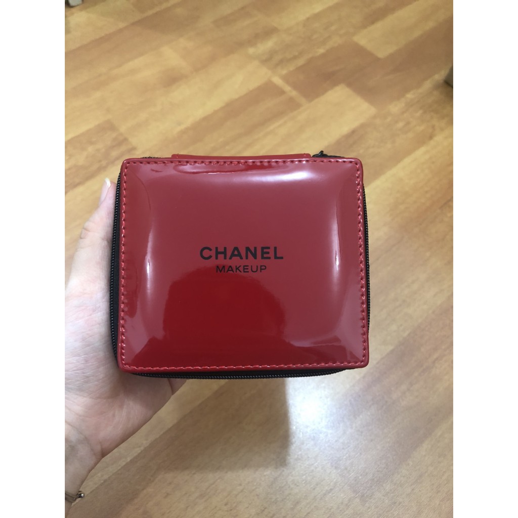 Chanel Makeup Pouch Mini Red