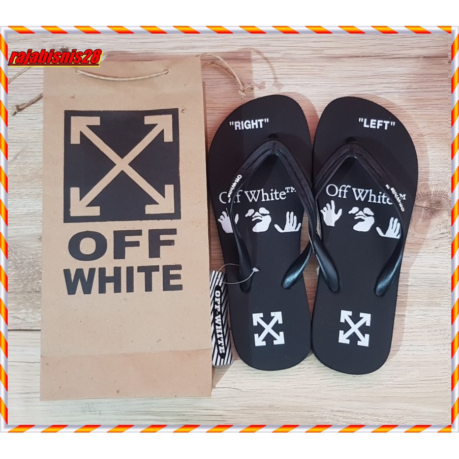  SANDAL  JEPIT  CEWEK COWO OFF WHITE SANDAL  JEPIT  PRIA 