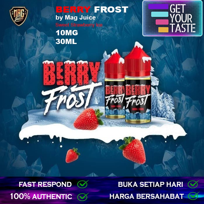 Liquid Berry Frost Pods Friendly 30ML by Mag Juice - Sweet Strawberry Ice