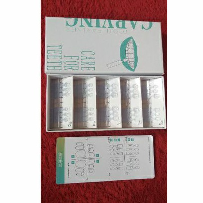 1 Set (30pcs) Carving Tooth Partner/ YOU U Veneer/ Cetakan Veneer Gigi