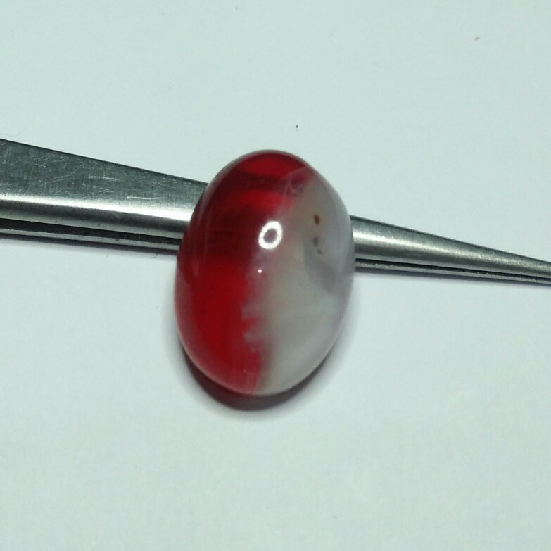 Batu Akik Merah Putih Super Cristal