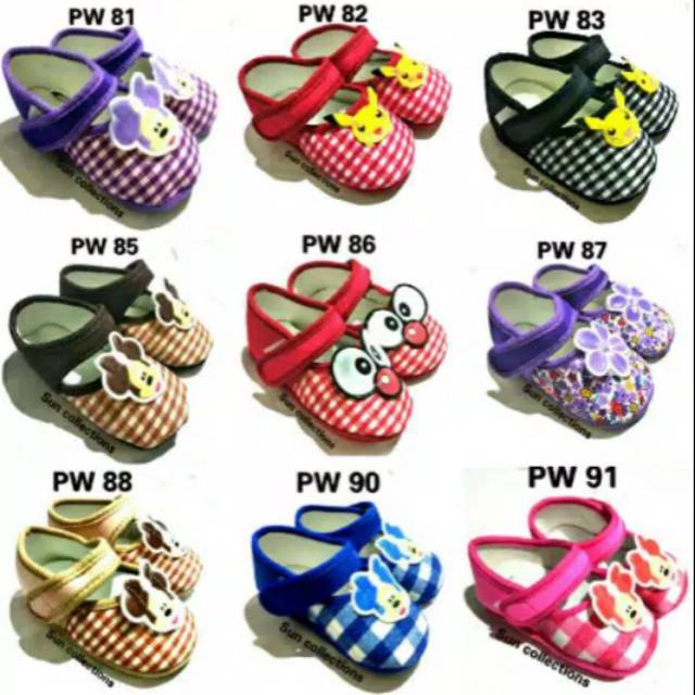 Sepatu Baby Prawelker 0-12 Bulan Karakter