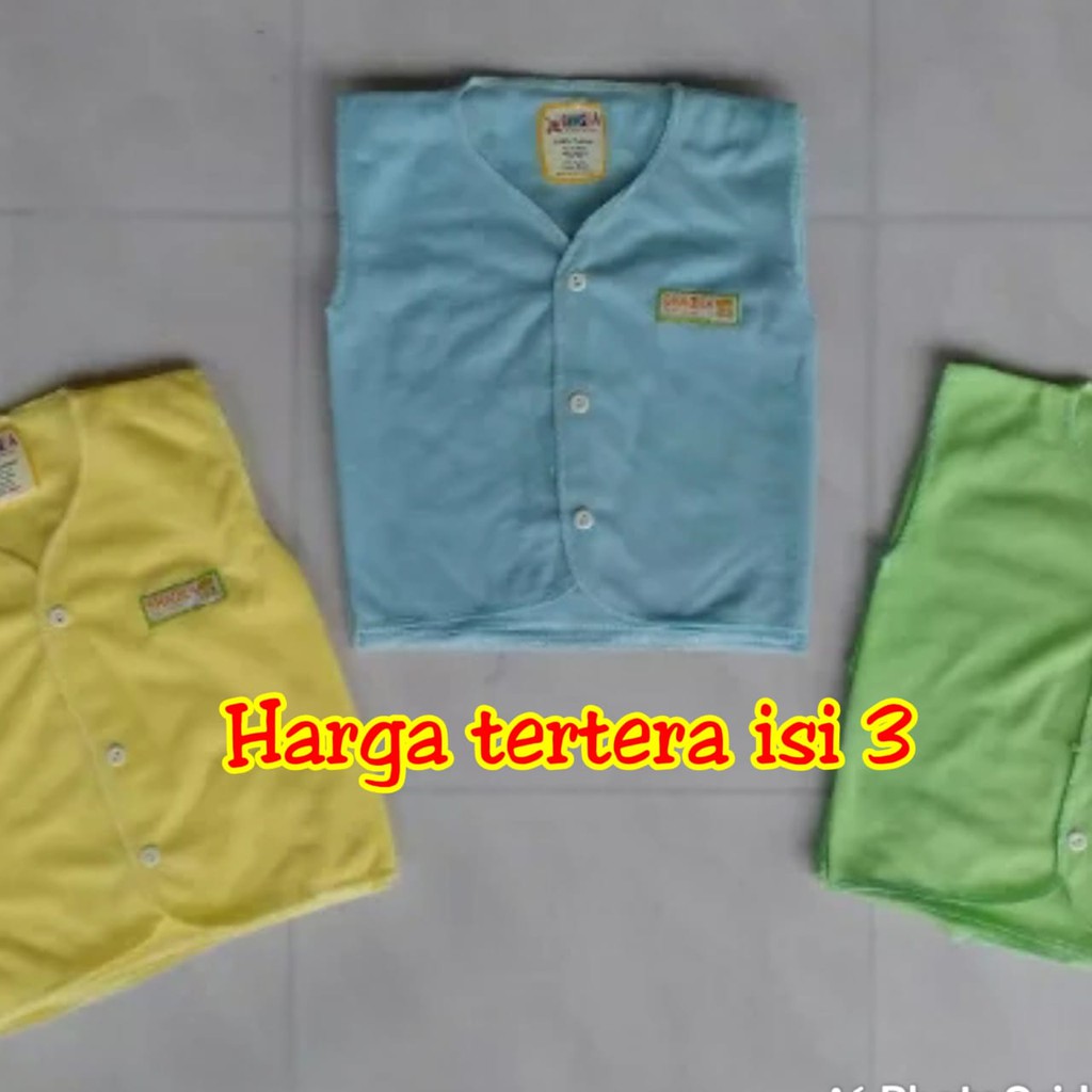 Baju bayi neci label kutung 3pcs terlaris