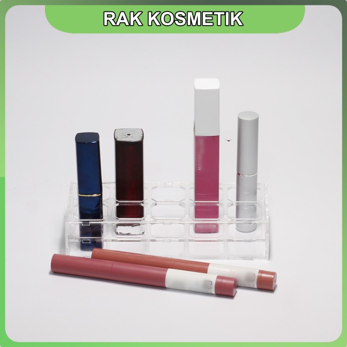 

Grosir Rak Kosmetik Lipstik Make Up Organizer isi 10