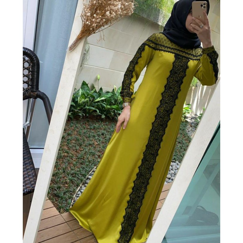 Nazeera Dress Lemon Javina