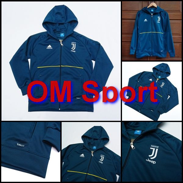 Jaket Hoodie Grade Ori / GO JUVENTUS Prematch Dark Blue Navy 2017/2018