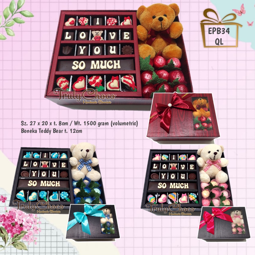 

Trulychoco - Hadiah Cokelat dan Boneka Teddy Bear